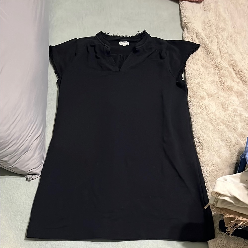 Black Short Sleeve Dress